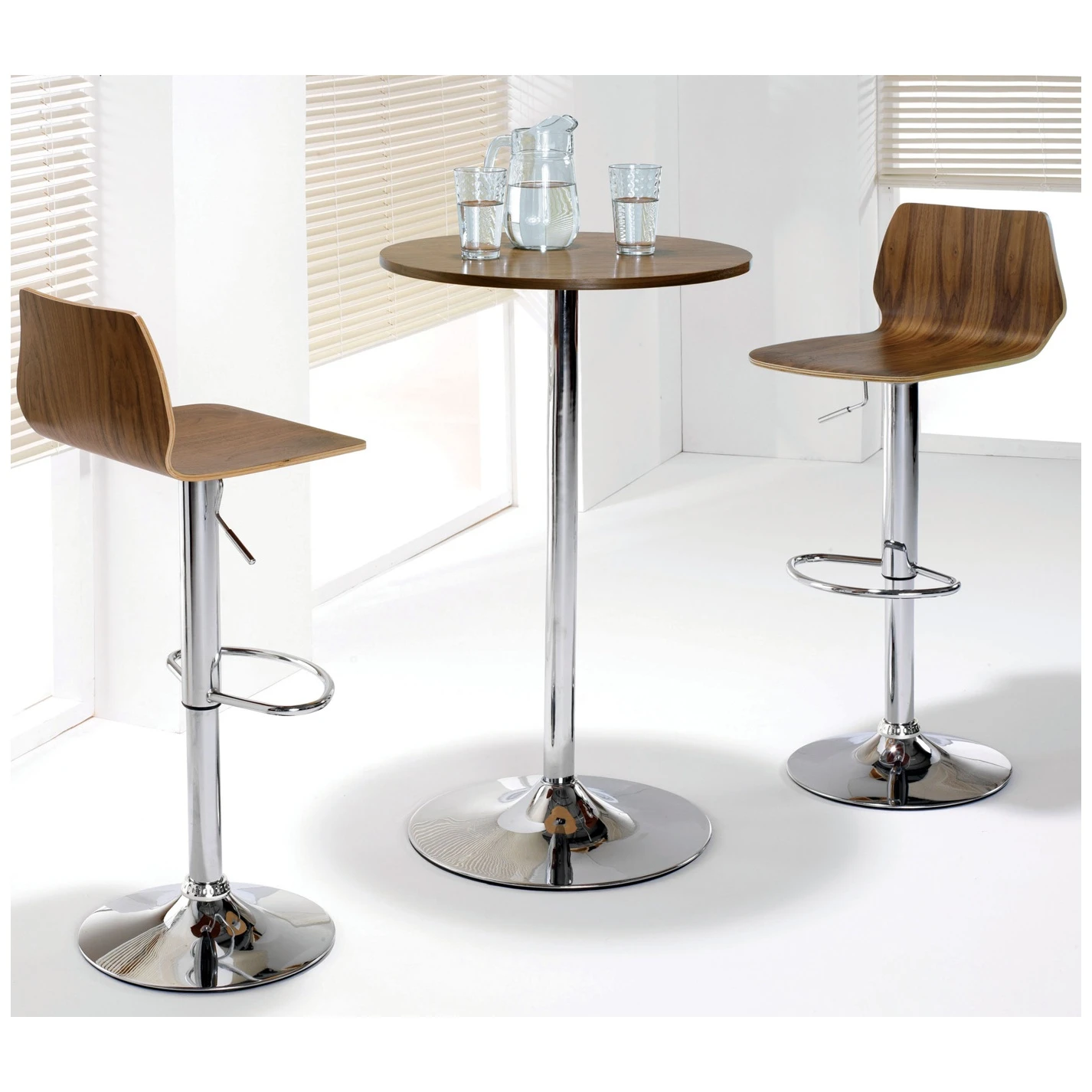 Estrella Tall Table Walnut 2 Estrella Tall Table Walnut - Image 2