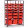 Gratnells 3 Column Midi 24 Tray Storage Rack