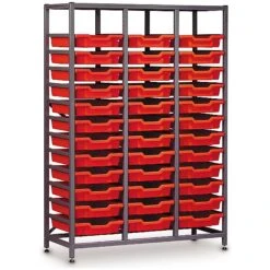 Gratnells 3 Column Midi 36 Tray Storage Rack
