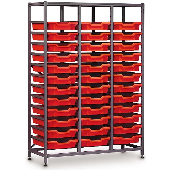 Gratnells 3 Column Midi 36 Tray Storage Rack 1 Gratnells 3 Column Midi 36 Tray Storage Rack