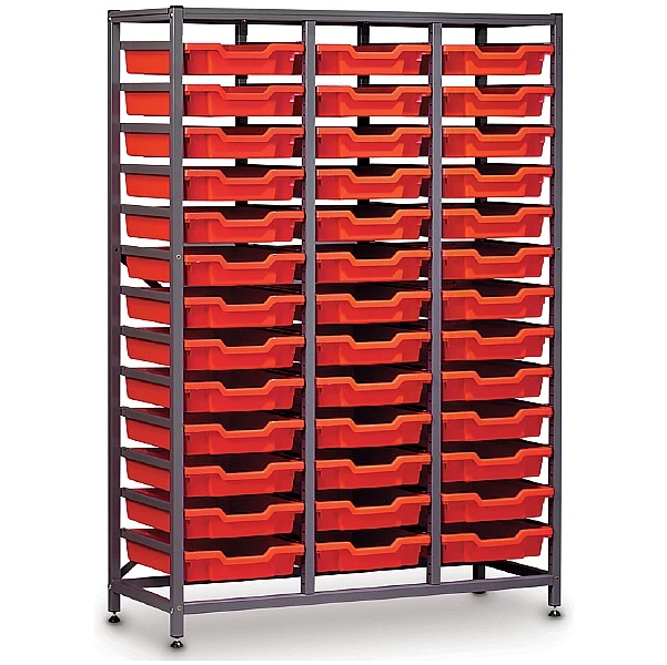 Gratnells 3 Column Midi 39 Tray Storage Rack 1 Gratnells 3 Column Midi 39 Tray Storage Rack