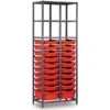 Gratnells 2 Column High 20 Tray Storage Rack