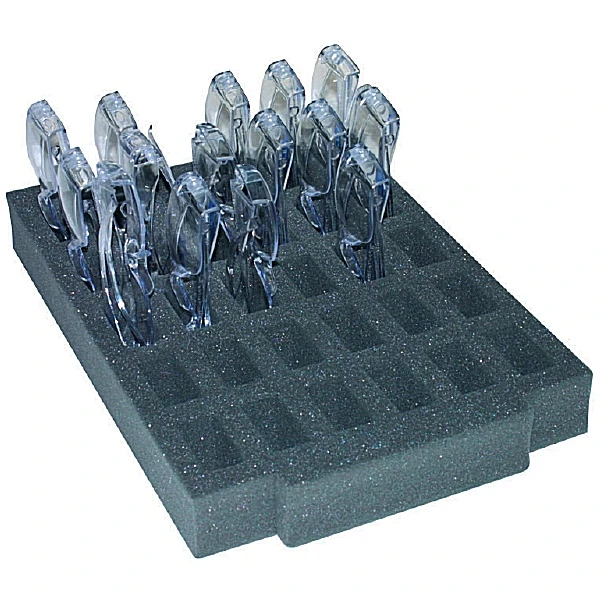 Gratnells Foam Tray Insert 30 Lab Glasses Pack Of 6 1 Gratnells Foam Tray Insert 30 Lab Glasses Pack Of 6