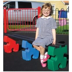 Outdoor Jigsaw Benches