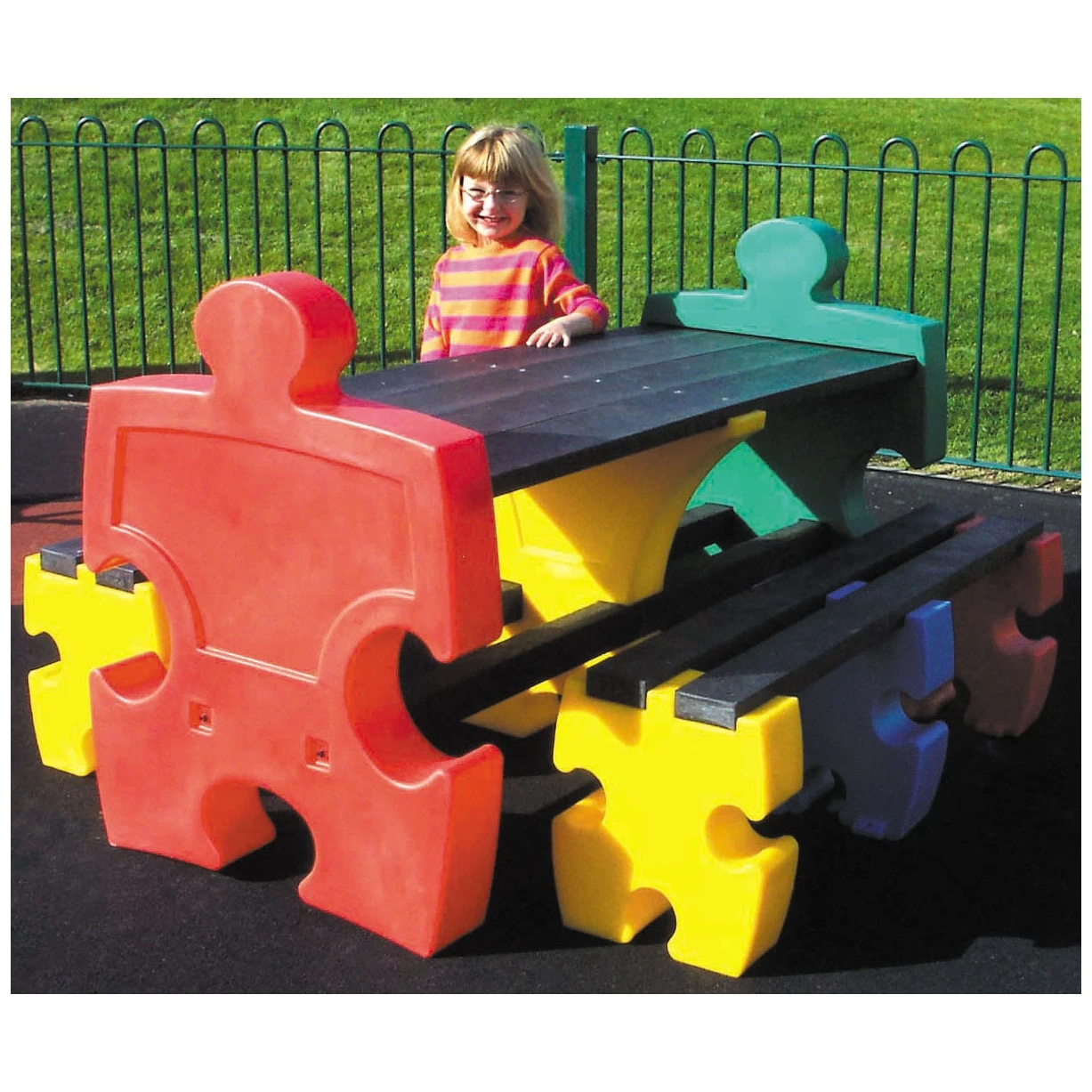 Outdoor Jigsaw Table & Bench Sets 2 Outdoor Jigsaw Table & Bench Sets - Image 2