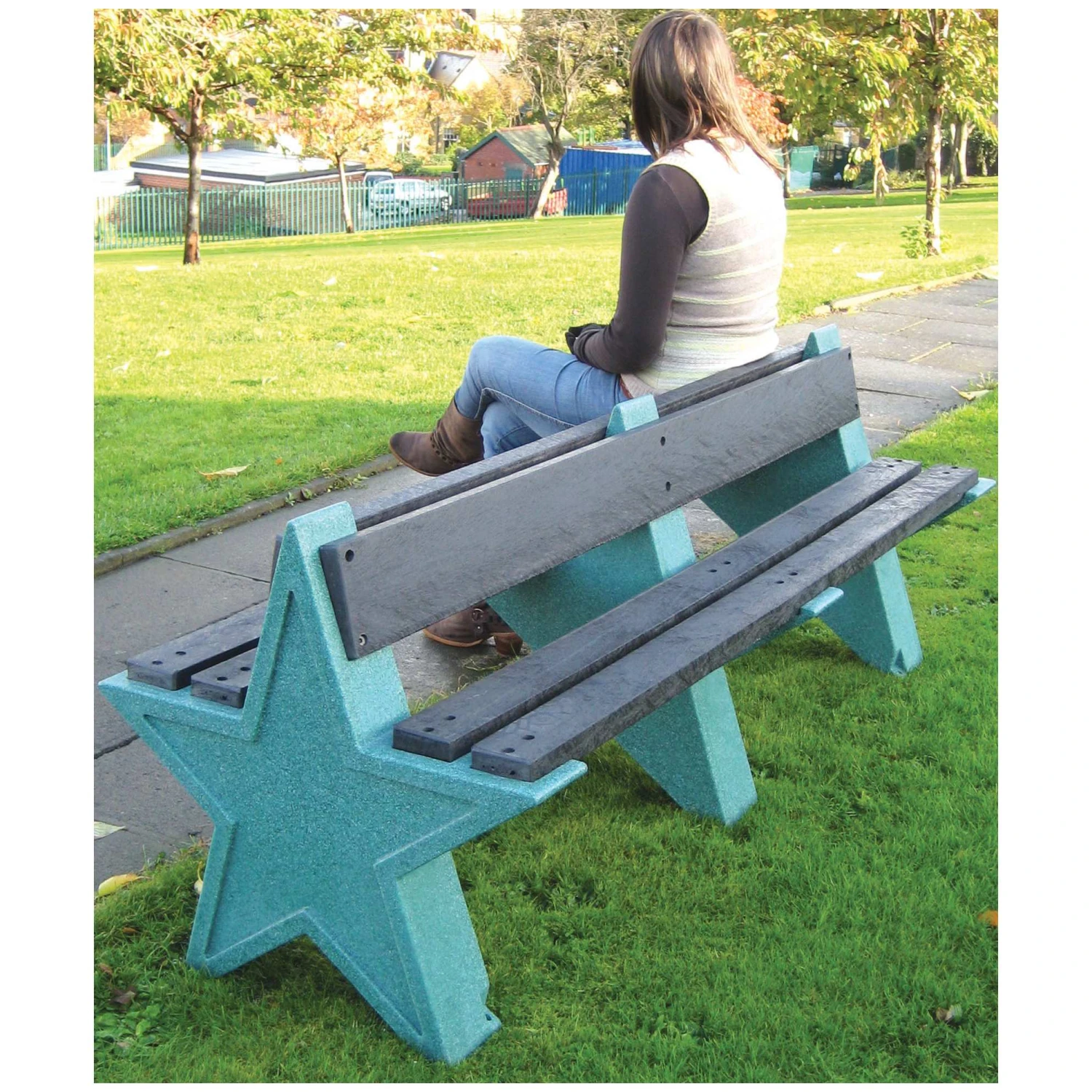 Outdoor Star Benches 2 Outdoor Star Benches - Image 2