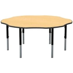 Height Adjustable Flower Theme Table