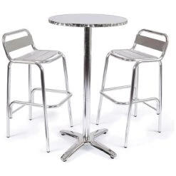 Aluminium Tall Bistro Set