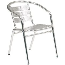 Aluminium Bistro Arm Chair (Minimum 4)