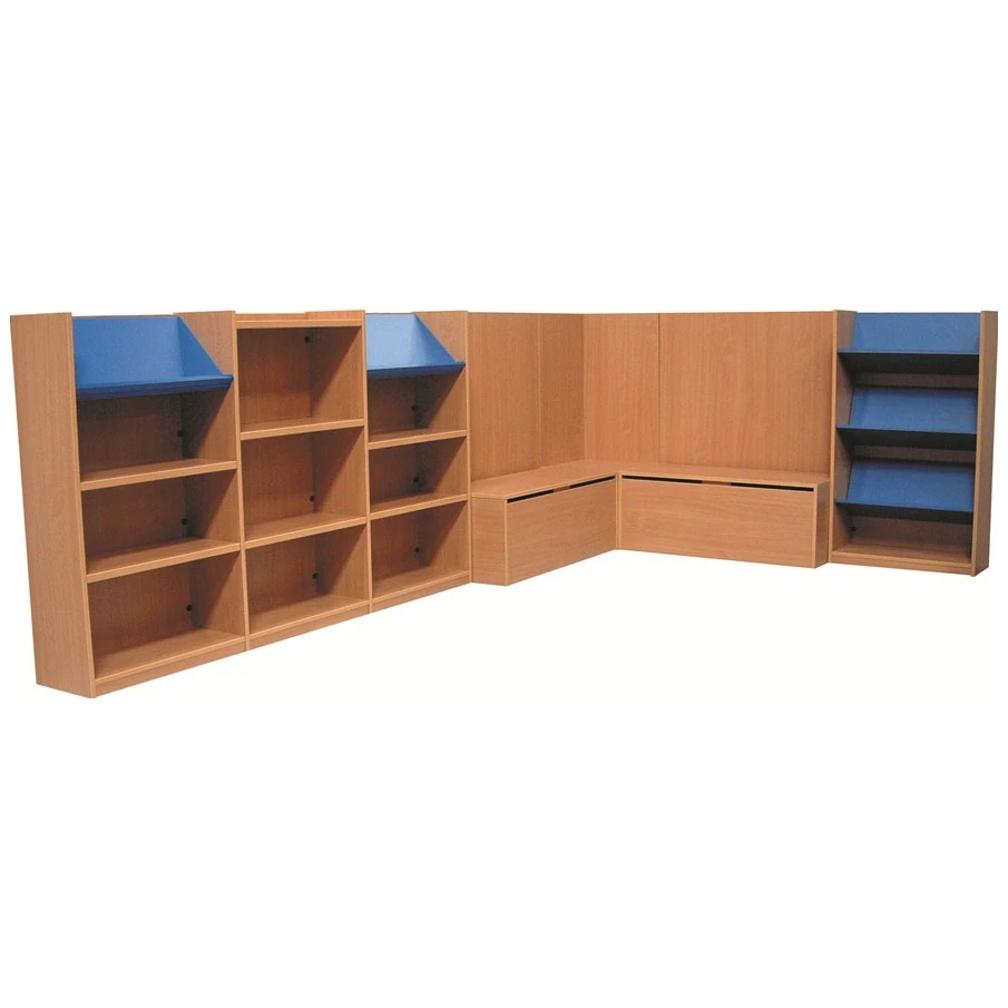 Nexus Large Library Corner Combination Bookcases 1 Nexus Large Library Corner Combination Bookcases