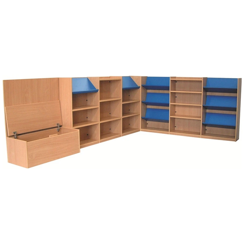 Nexus Extra Large Library Corner Combination Bookcases 1 Nexus Extra Large Library Corner Combination Bookcases