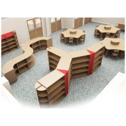 Nexus Curve Bookcases -Sico Store 034480