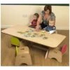 Luna Rectangular Nursery Table