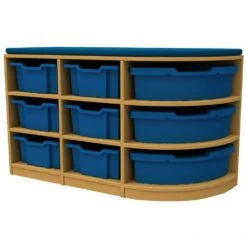 Curve Double Corner Storage Unit -Sico Store 035574