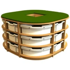 Curve Island Storage Unit -Sico Store 035584