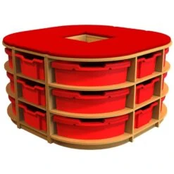 Curve Island Storage Unit