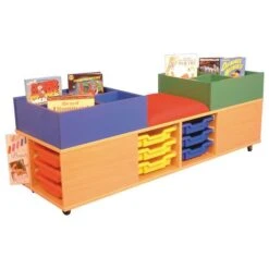 Mobile Kinder Seat & Storage Activity Centre