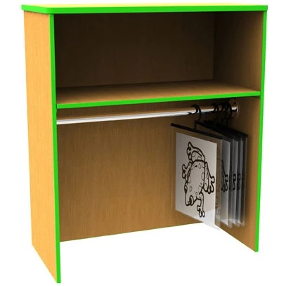 Edge Hanging Shelf & Rail 1 Edge Hanging Shelf & Rail