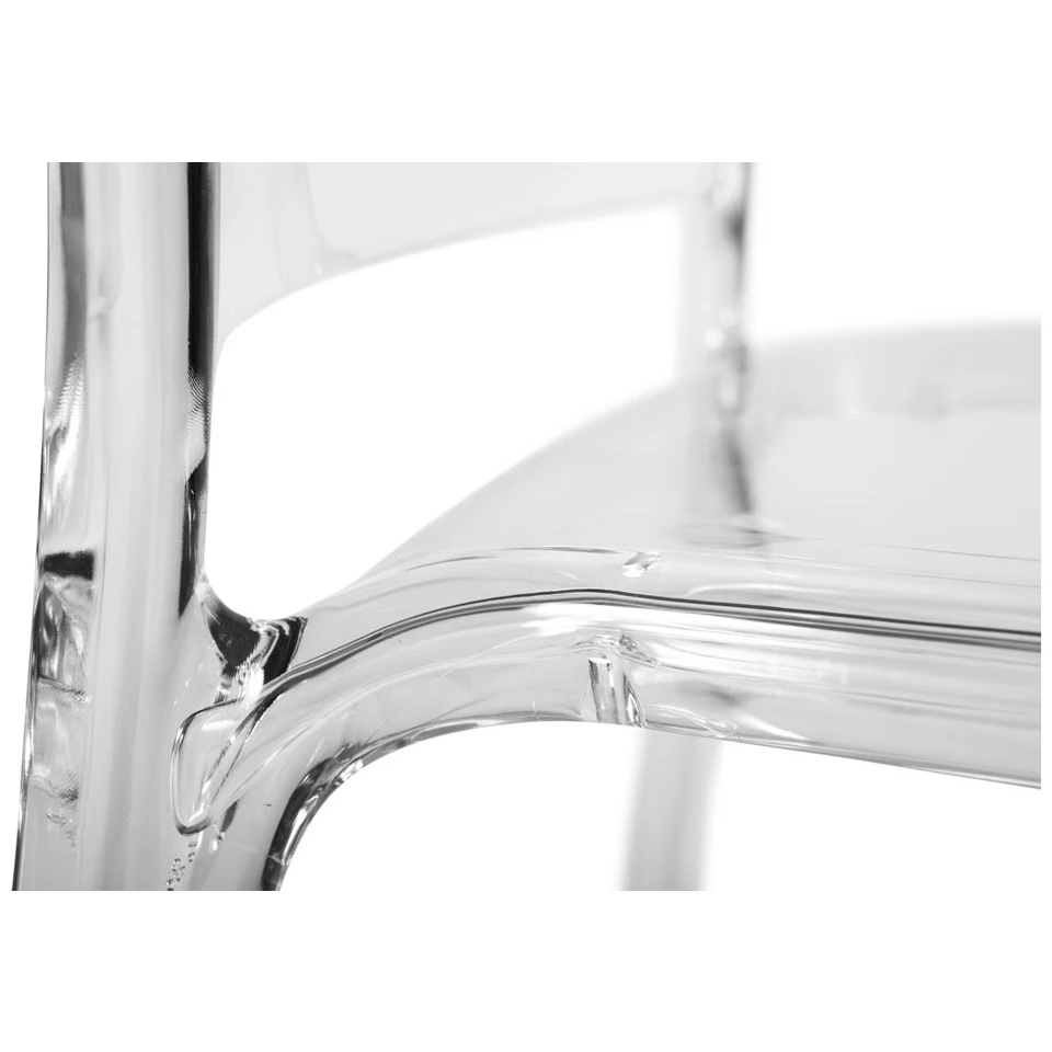 Pure Transparent Cafe Chair In Clear Finish 5 Pure Transparent Cafe Chair In Clear Finish - Image 5