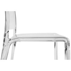 Pure Transparent Cafe Chair In Clear Finish 11 Pure Transparent Cafe Chair In Clear Finish -Sico Store 042241