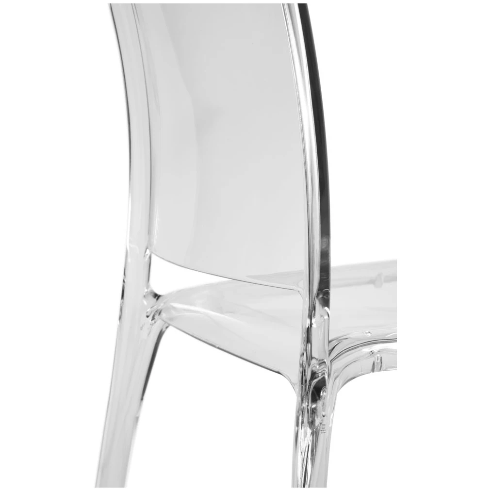 Pure Transparent Cafe Chair In Clear Finish 3 Pure Transparent Cafe Chair In Clear Finish - Image 3