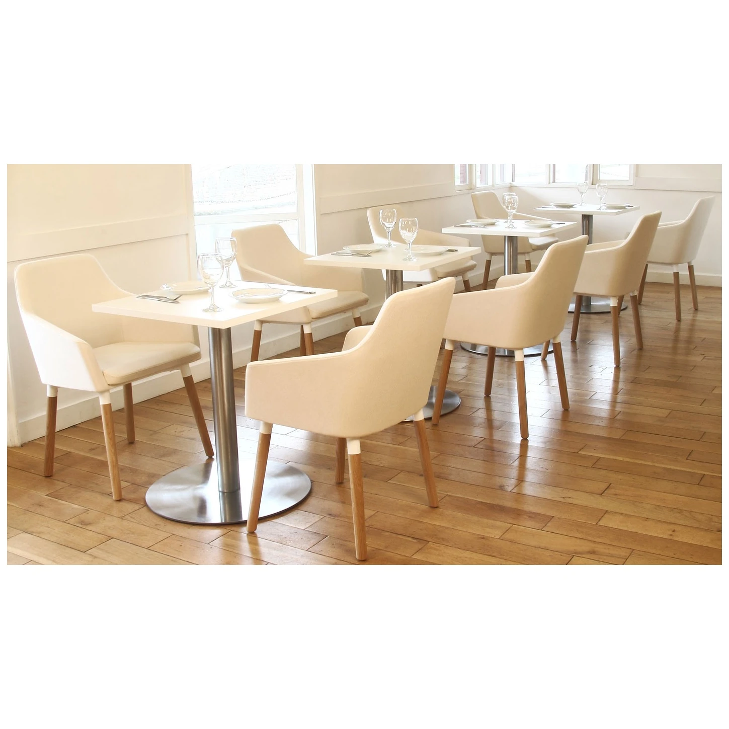 Komac Reef Square Table Square Base 2 Komac Reef Square Table Square Base - Image 2