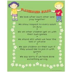 Daisy Playground Rules School Sign