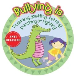 Anti Bullying Pushing And Fighting School Sign
