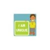 Positive Affirmation I Am Unique School Sign