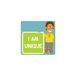Positive Affirmation I Am Unique School Sign
