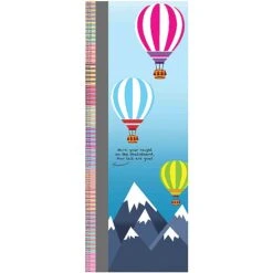 Hot Air Balloon Height Chart Sign