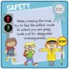 Childrens's Road Crossing Safety Sign