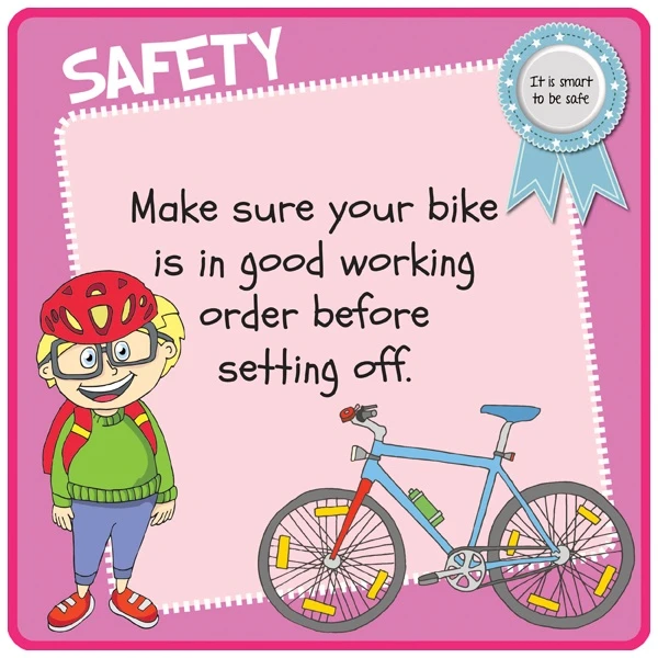 Children's Cycle Safety Sign 1 Children's Cycle Safety Sign