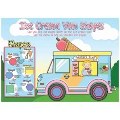 Ice Cream Van Shapes Sign