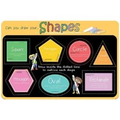 Can You Draw Your Shapes Chalkboard Sign