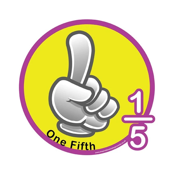 One Fifth Fraction Sign 1 One Fifth Fraction Sign