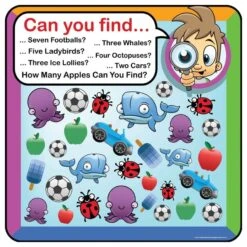 Can You Find It Multi Coloured Sign