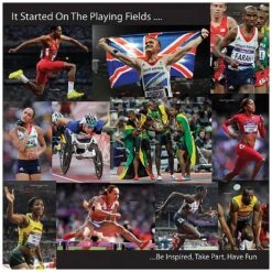 Athletic Sports Stars Sign