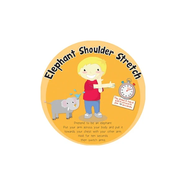 Elephant Shoulder Stretch Sign 1 Elephant Shoulder Stretch Sign