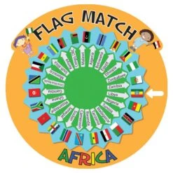 Flag Match Africa Sign