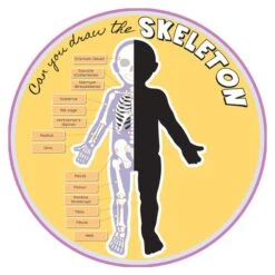 Skeleton Chalkboard Sign