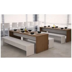 Gresham Deck Two Tone Tables And Benches