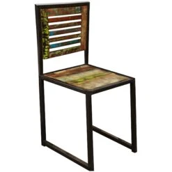 Accrington Reclaimed Wood Dining Chairs (Pack Of 2)