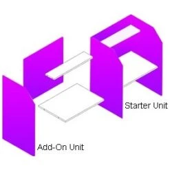 Single Sided Study Carrel -Sico Store 072779