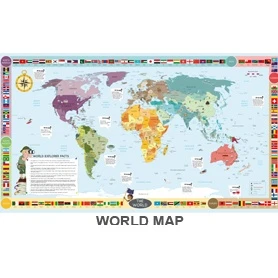 Gopak™ World Map Folding Activity Tables 2 Gopak™ World Map Folding Activity Tables - Image 2