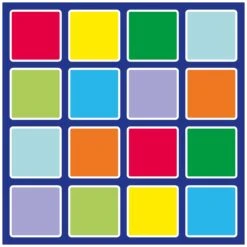 Rainbow Square Placement Carpet -Sico Store 076415