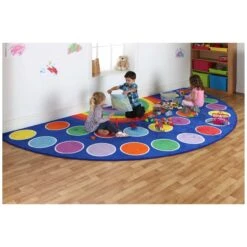 Rainbow Semi Circle 24 Placement Carpet