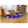 Rainbow Semi Circle 13 Placement Carpet