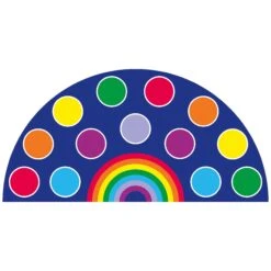Rainbow Semi Circle 13 Placement Carpet -Sico Store 076444