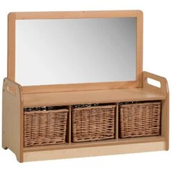 Millhouse Low Mirror Storage Unit